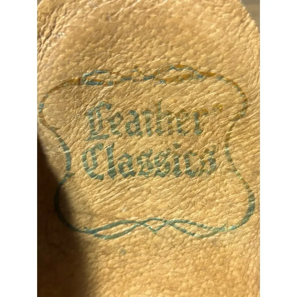 Vintage 80s Leather Classics by Mason Burgundy Leather Ankle Zip Boots USA 9.5 E